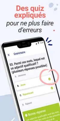 Orthographe  cours et quiz android App screenshot 10