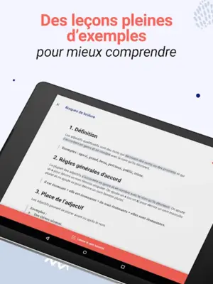 Orthographe  cours et quiz android App screenshot 2